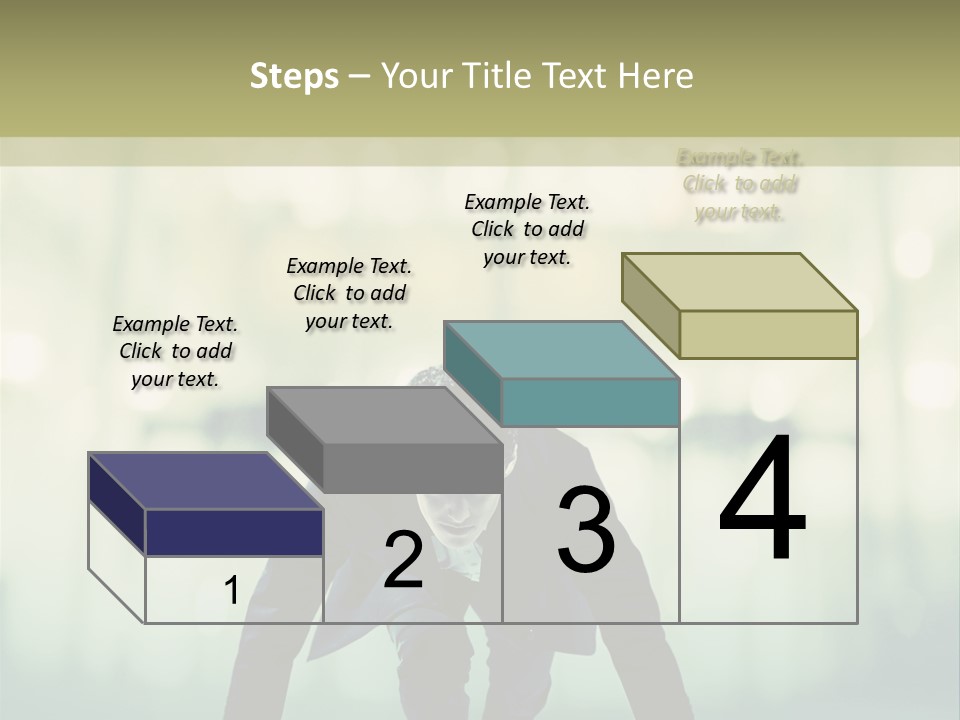 Light Sun Man PowerPoint Template