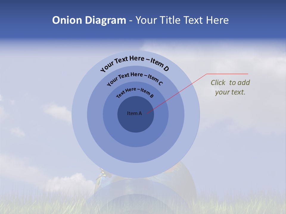 A Butterfly Sitting On Top Of A Ball In The Grass PowerPoint Template