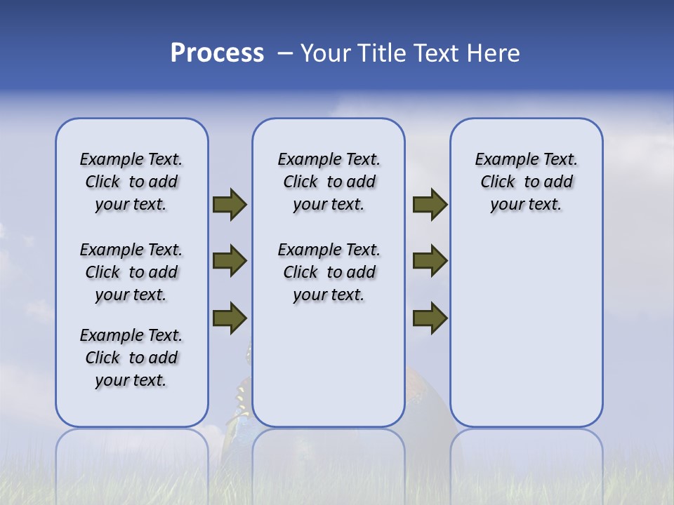 A Butterfly Sitting On Top Of A Ball In The Grass PowerPoint Template