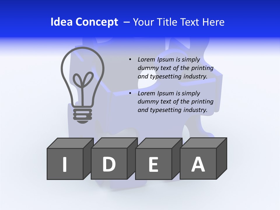 Ideas Toy Cooperation PowerPoint Template