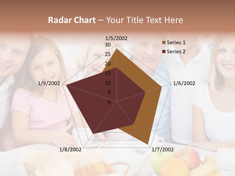A Group Of People Sitting At A Table With Food PowerPoint Template