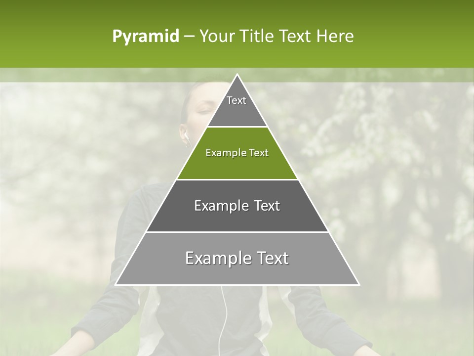 Male Pose Relaxation PowerPoint Template