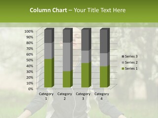 Male Pose Relaxation PowerPoint Template