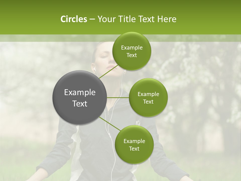 Male Pose Relaxation PowerPoint Template