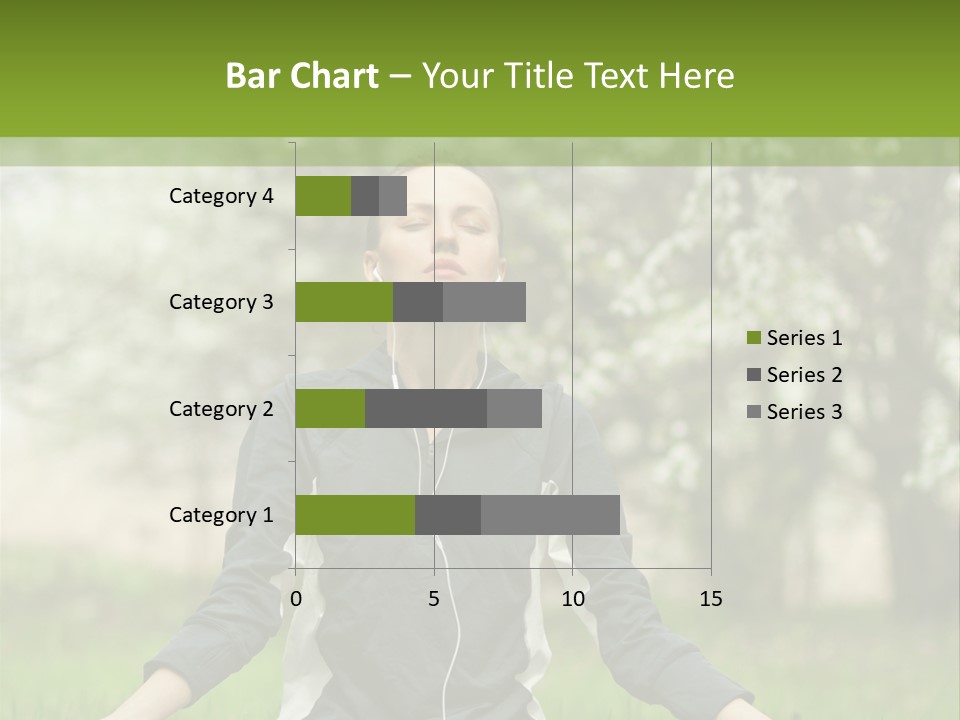 Male Pose Relaxation PowerPoint Template