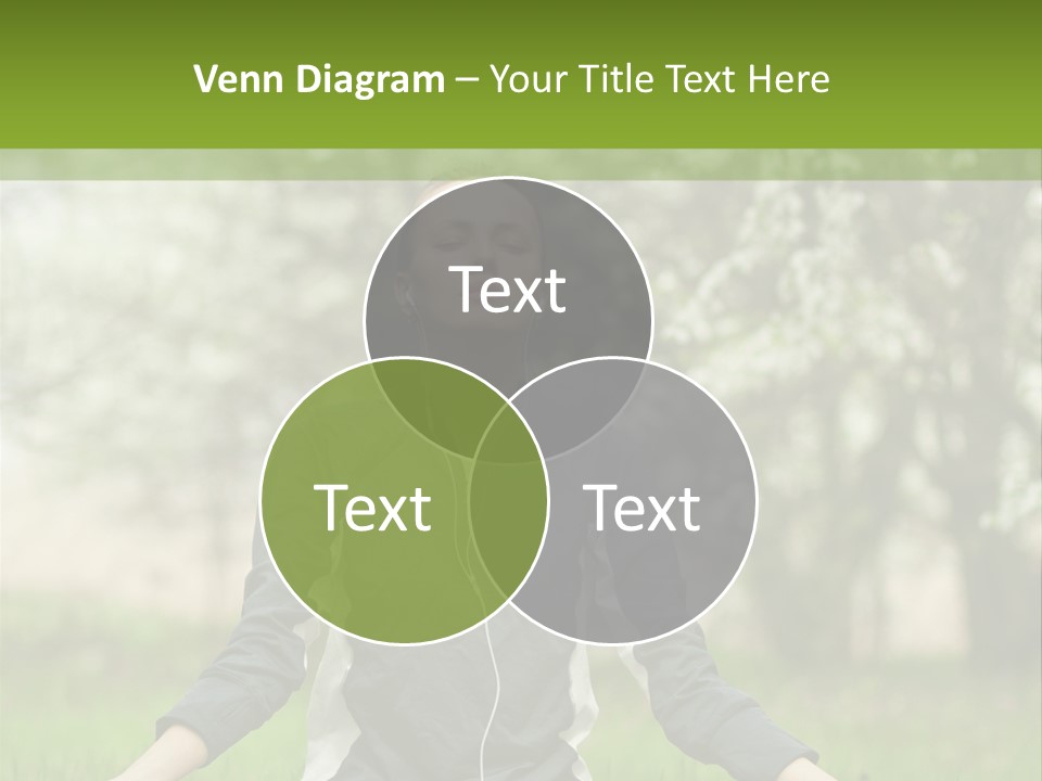 Male Pose Relaxation PowerPoint Template