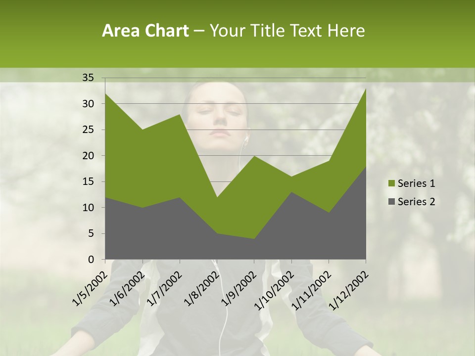 Male Pose Relaxation PowerPoint Template
