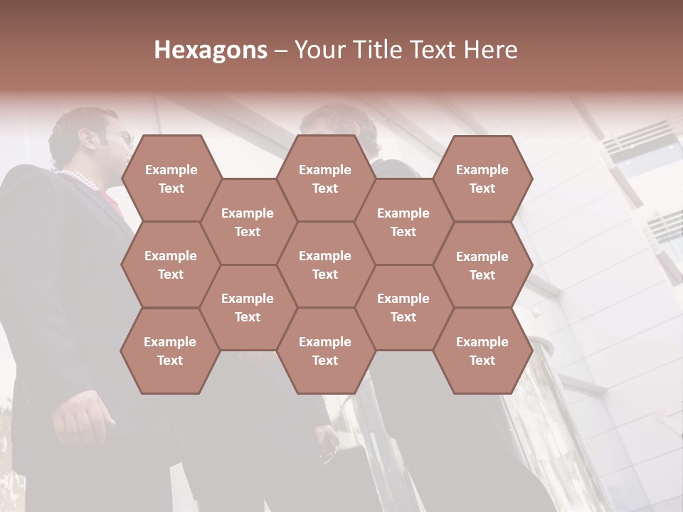 Aged Male Colleagues PowerPoint Template