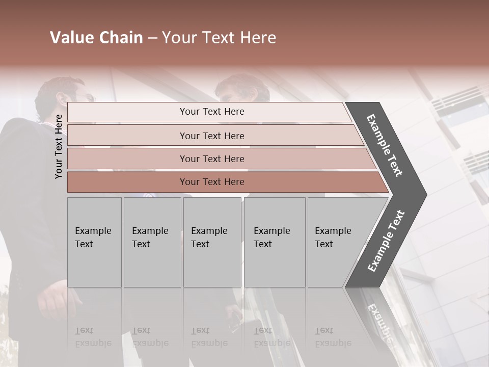 Aged Male Colleagues PowerPoint Template