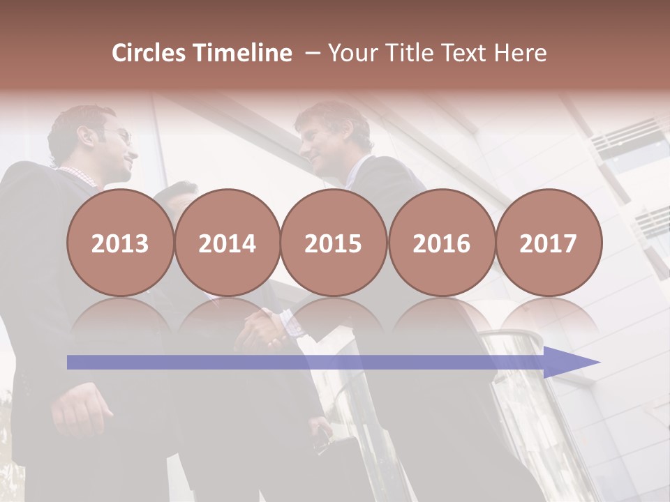 Aged Male Colleagues PowerPoint Template
