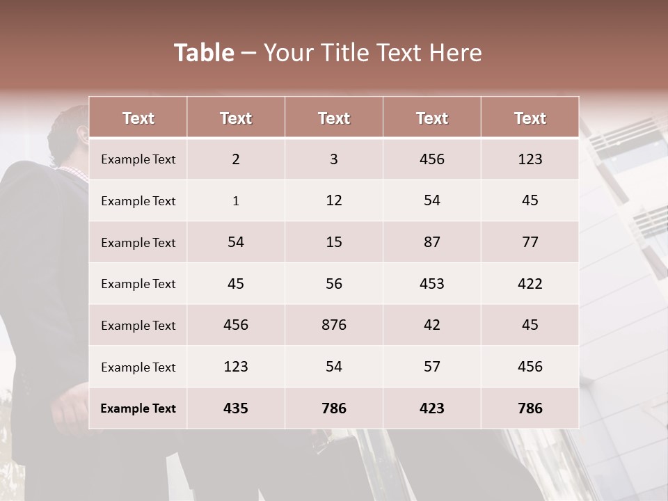 Aged Male Colleagues PowerPoint Template