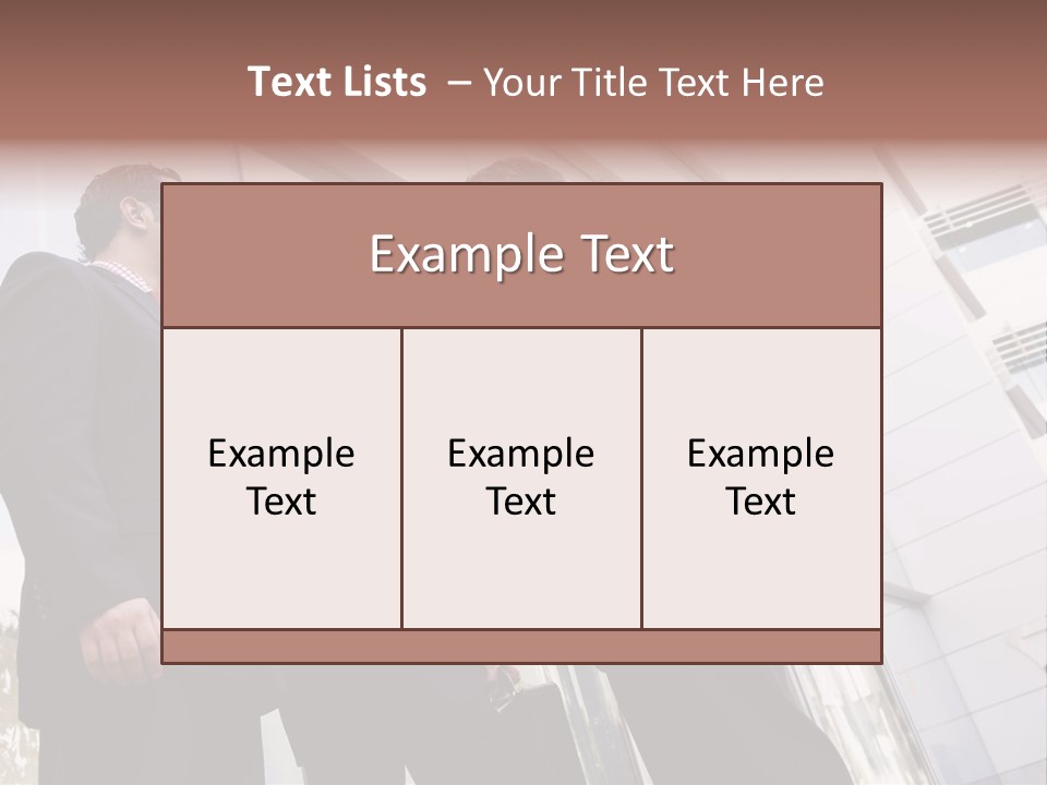 Aged Male Colleagues PowerPoint Template