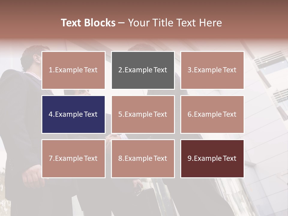 Aged Male Colleagues PowerPoint Template