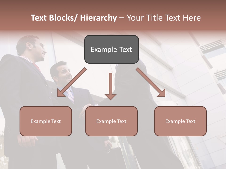 Aged Male Colleagues PowerPoint Template