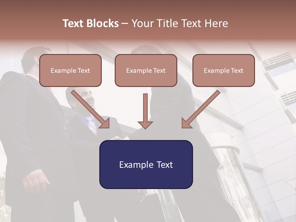 Aged Male Colleagues PowerPoint Template