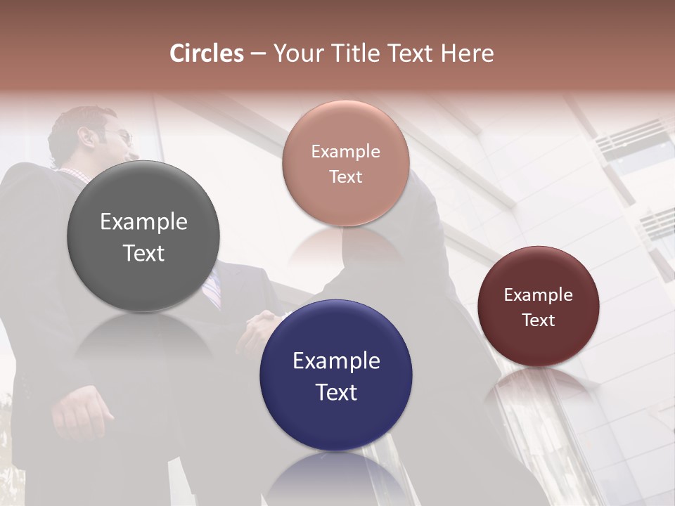 Aged Male Colleagues PowerPoint Template