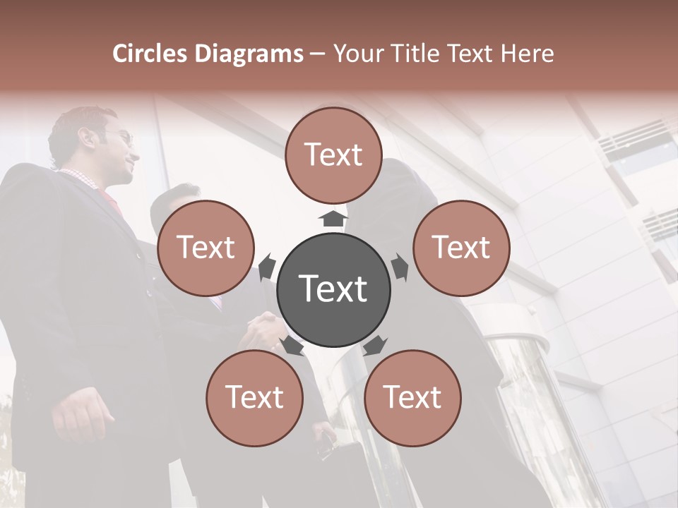 Aged Male Colleagues PowerPoint Template