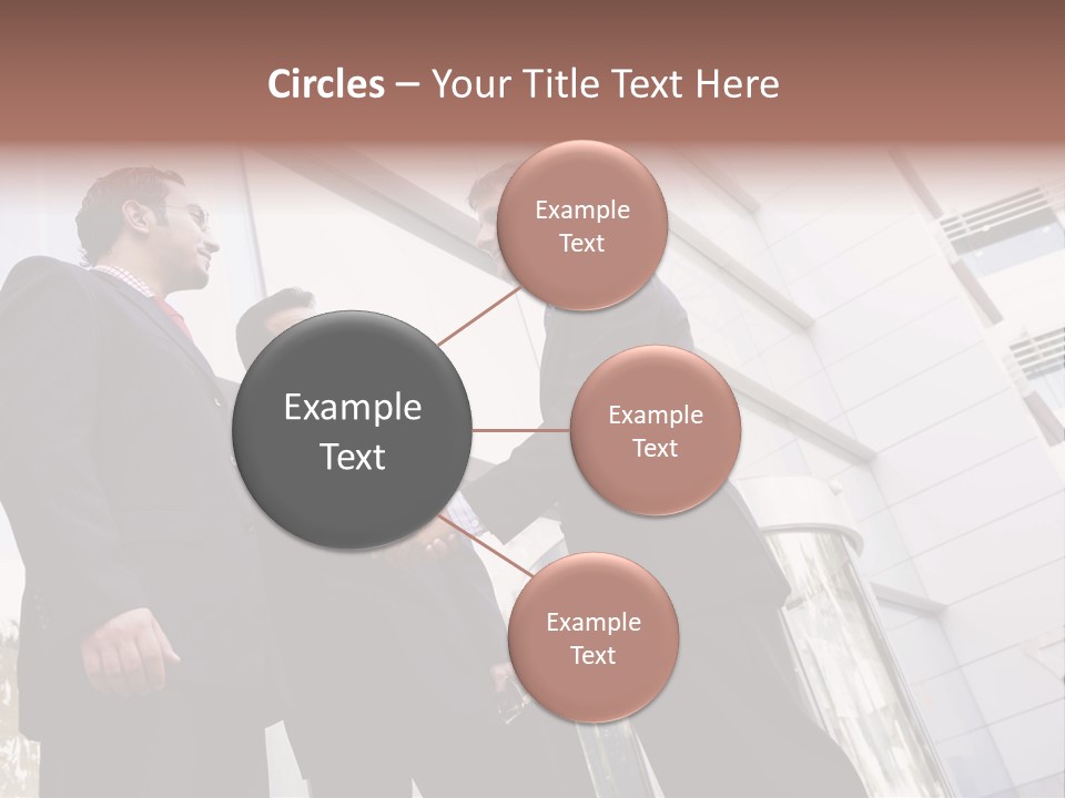 Aged Male Colleagues PowerPoint Template