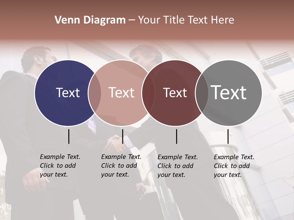 Aged Male Colleagues PowerPoint Template