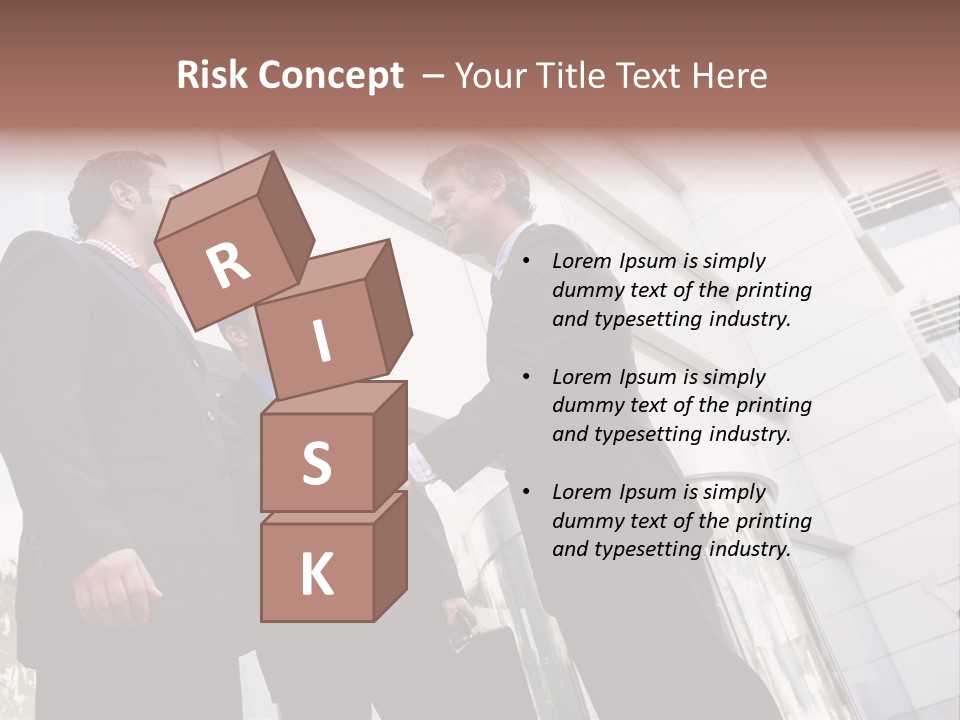 Aged Male Colleagues PowerPoint Template