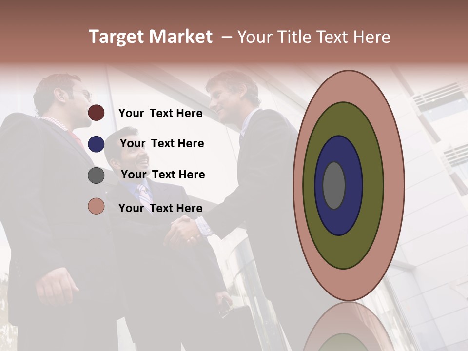 Aged Male Colleagues PowerPoint Template