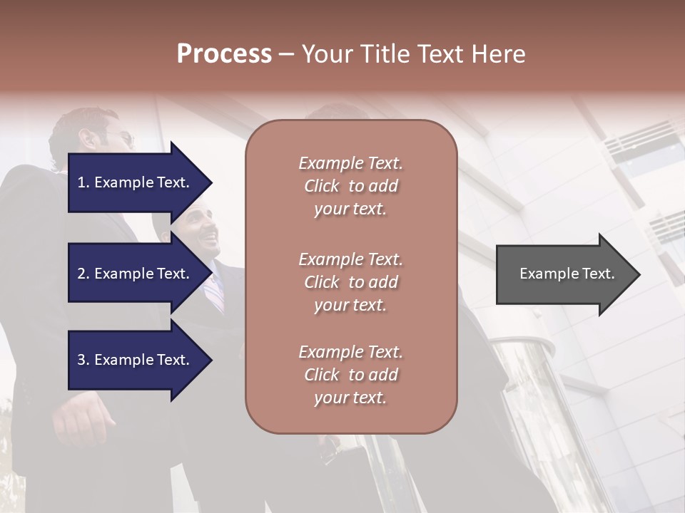 Aged Male Colleagues PowerPoint Template