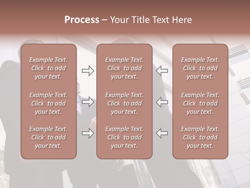 Aged Male Colleagues PowerPoint Template