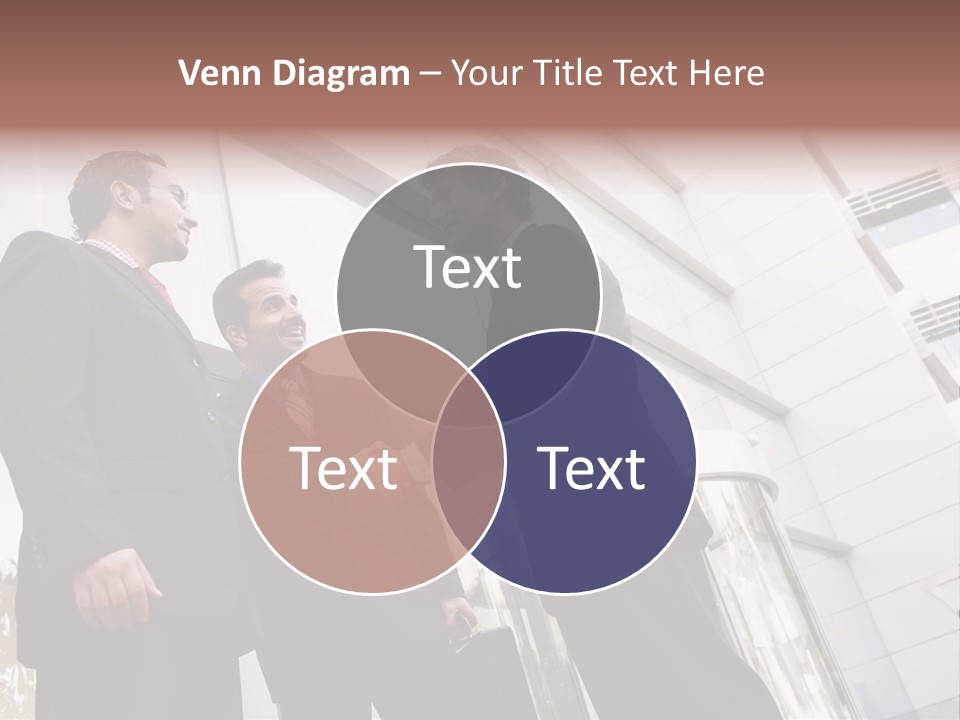 Aged Male Colleagues PowerPoint Template