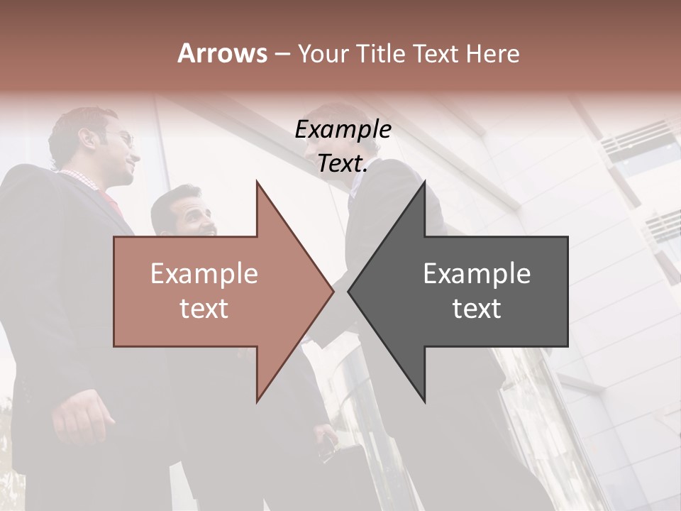 Aged Male Colleagues PowerPoint Template