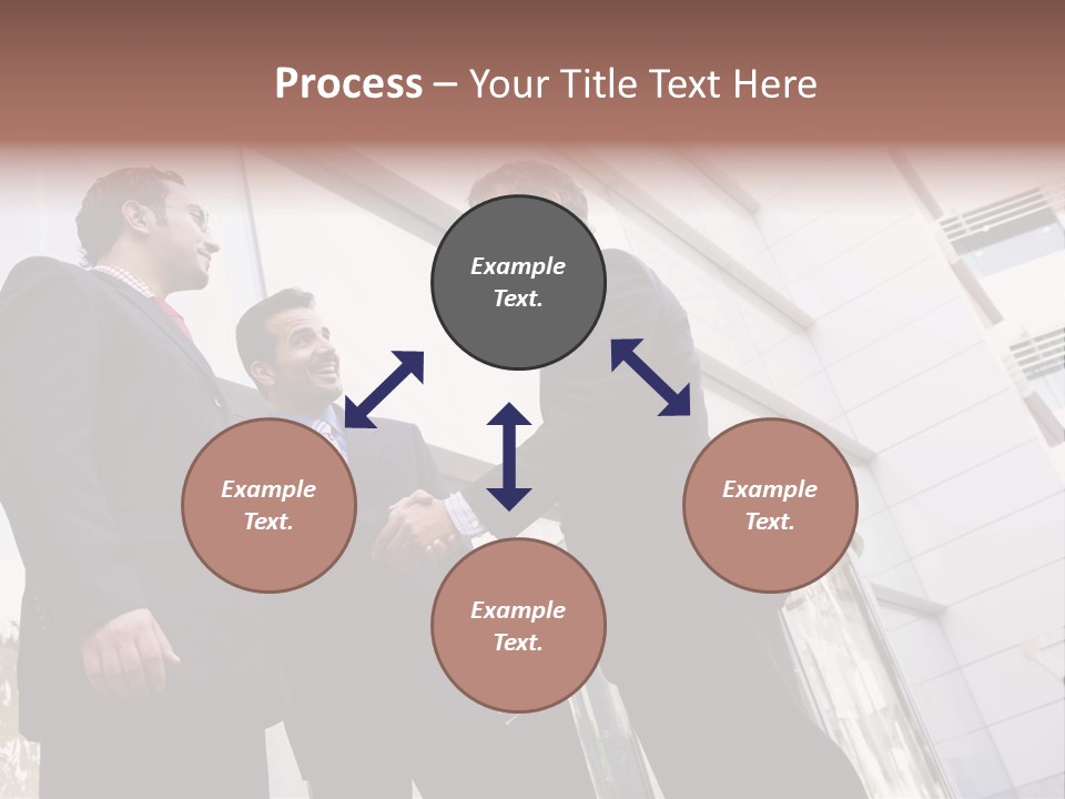 Aged Male Colleagues PowerPoint Template