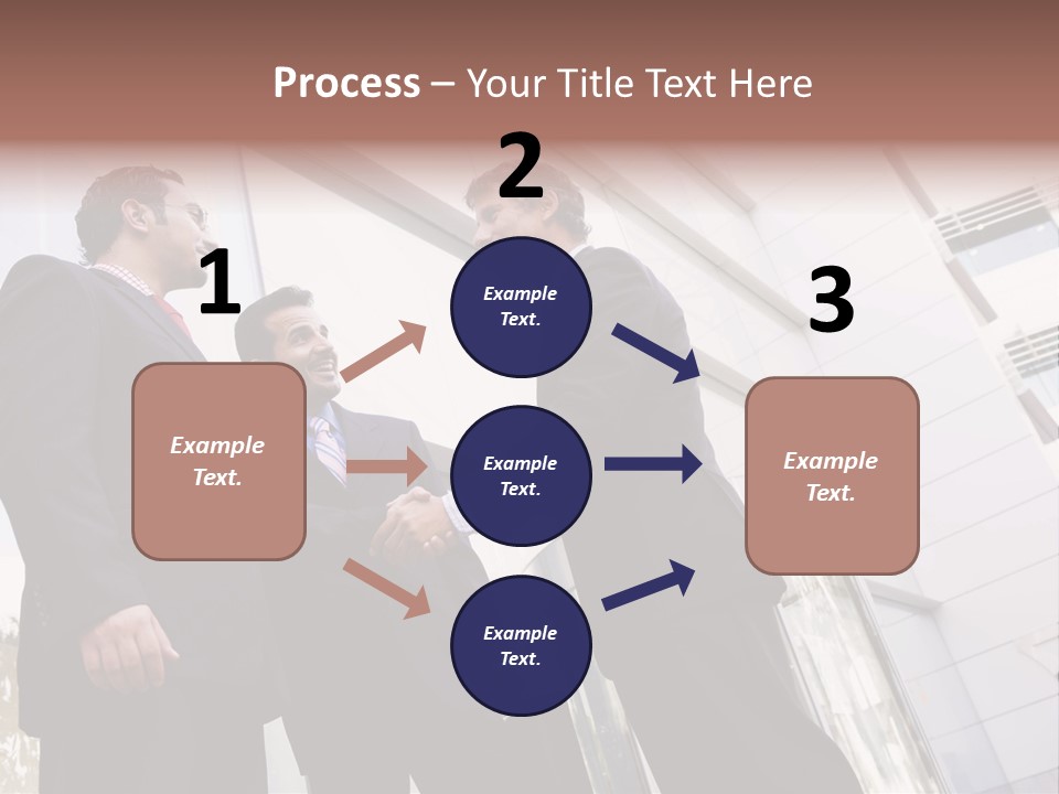 Aged Male Colleagues PowerPoint Template