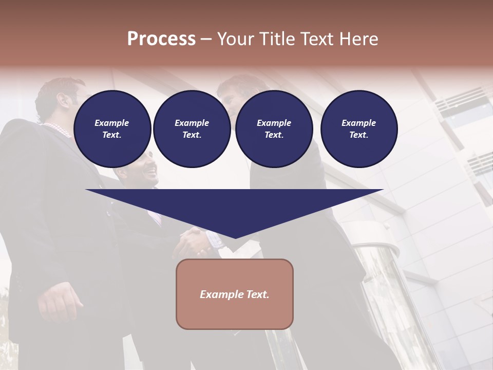 Aged Male Colleagues PowerPoint Template
