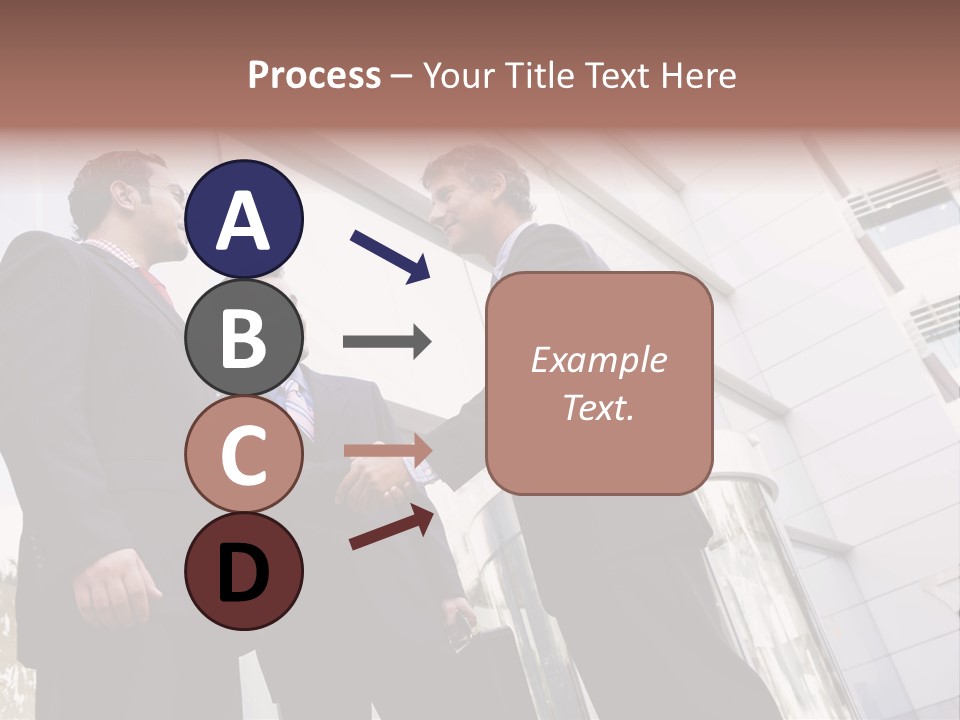 Aged Male Colleagues PowerPoint Template