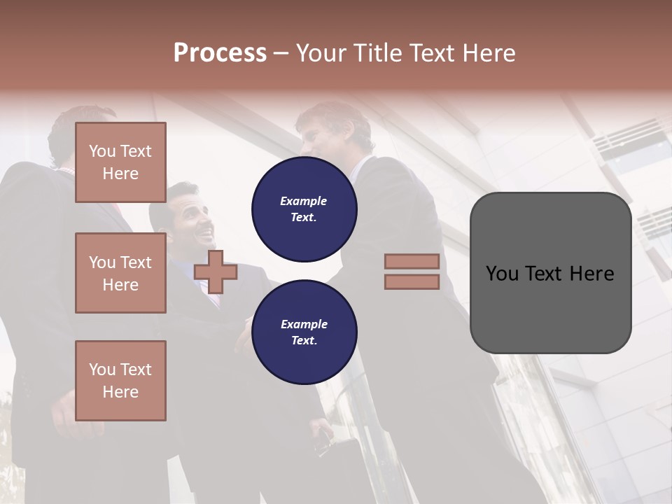 Aged Male Colleagues PowerPoint Template