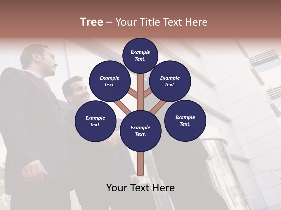 Aged Male Colleagues PowerPoint Template