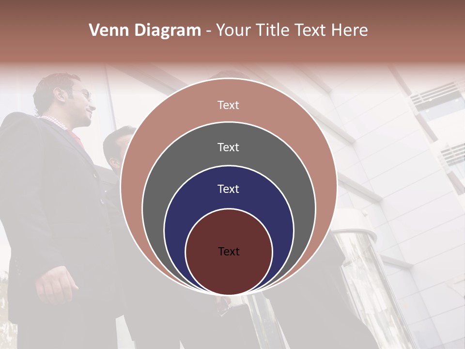 Aged Male Colleagues PowerPoint Template