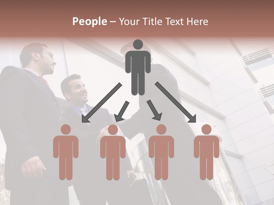 Aged Male Colleagues PowerPoint Template