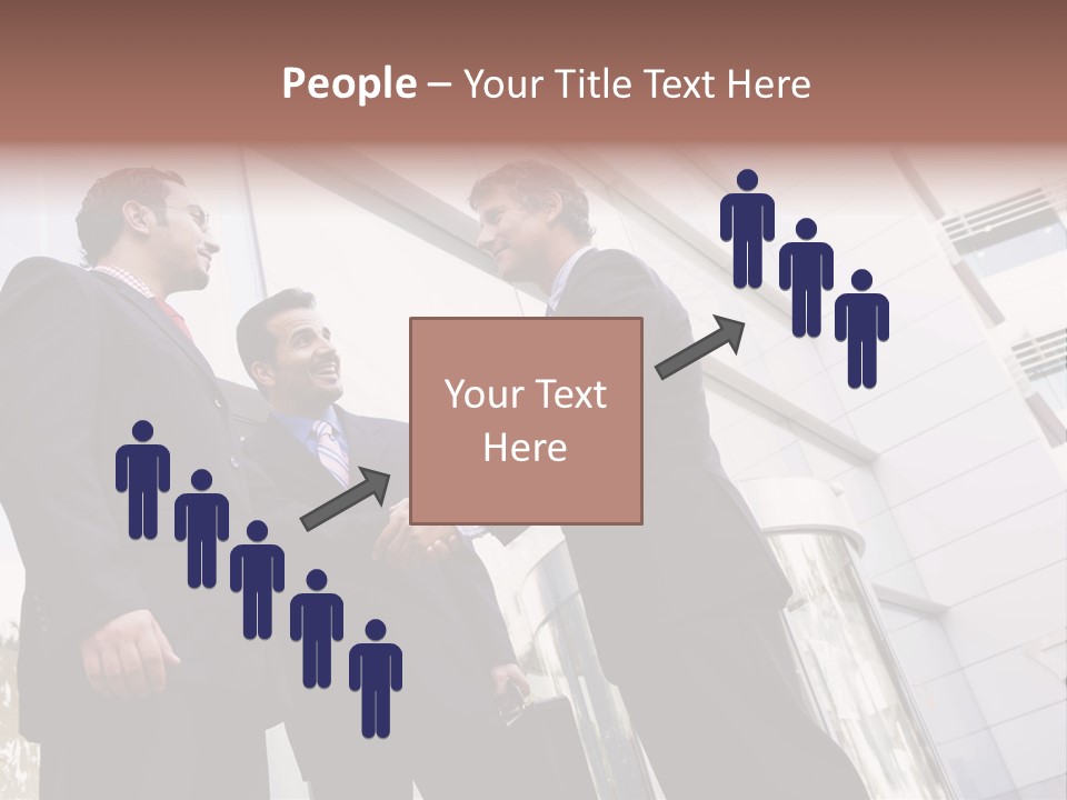 Aged Male Colleagues PowerPoint Template