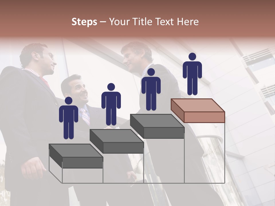 Aged Male Colleagues PowerPoint Template