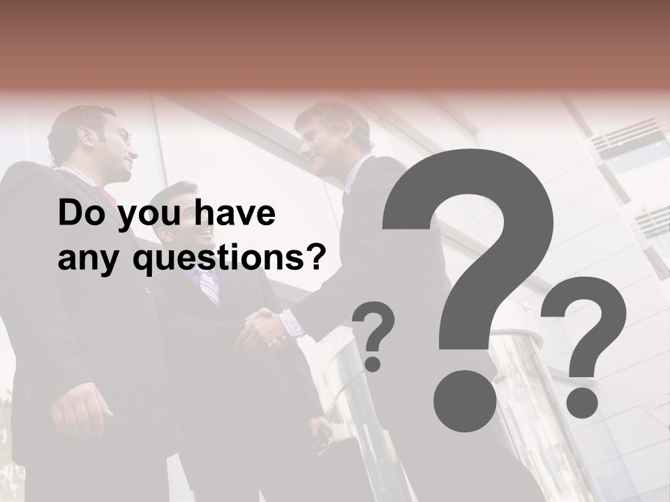 Aged Male Colleagues PowerPoint Template