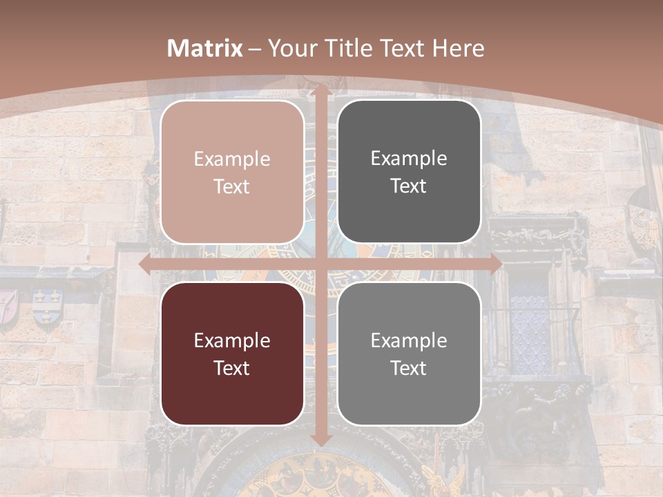 Medieval Sun Bridge PowerPoint Template