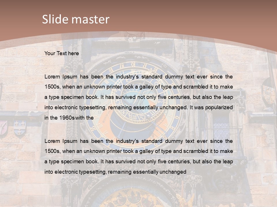 Medieval Sun Bridge PowerPoint Template