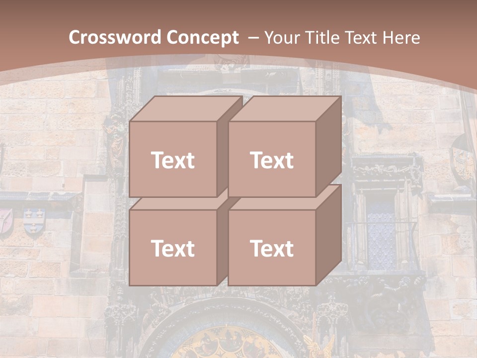 Medieval Sun Bridge PowerPoint Template
