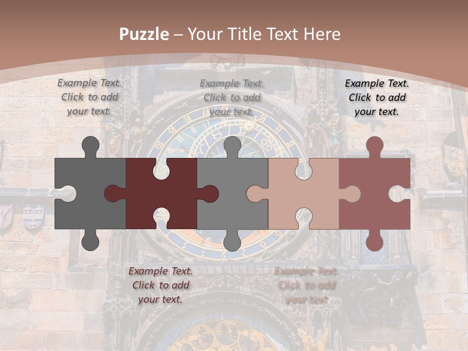 Medieval Sun Bridge PowerPoint Template