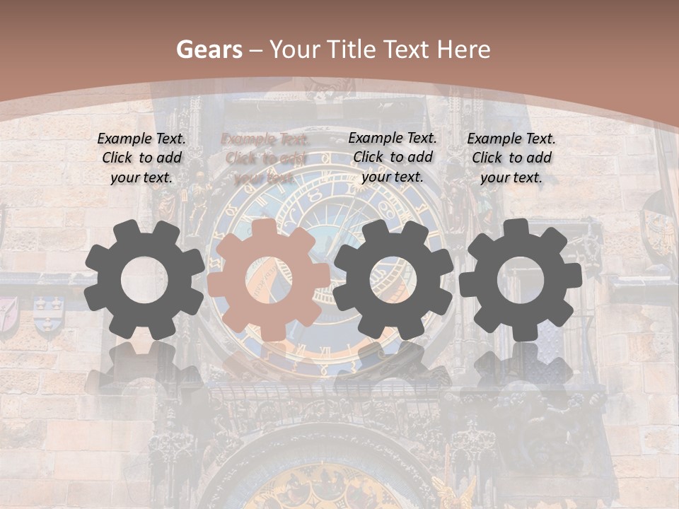 Medieval Sun Bridge PowerPoint Template
