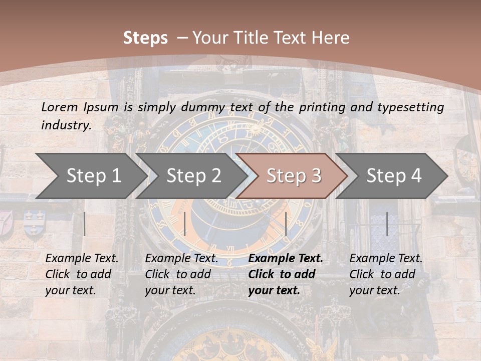 Medieval Sun Bridge PowerPoint Template