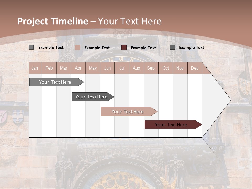 Medieval Sun Bridge PowerPoint Template