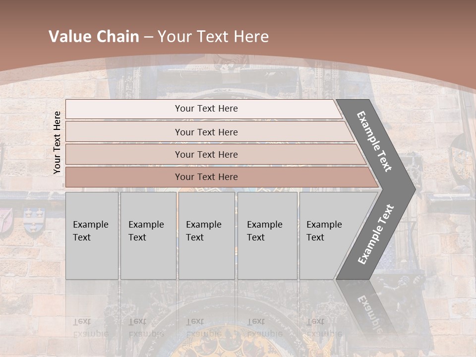 Medieval Sun Bridge PowerPoint Template
