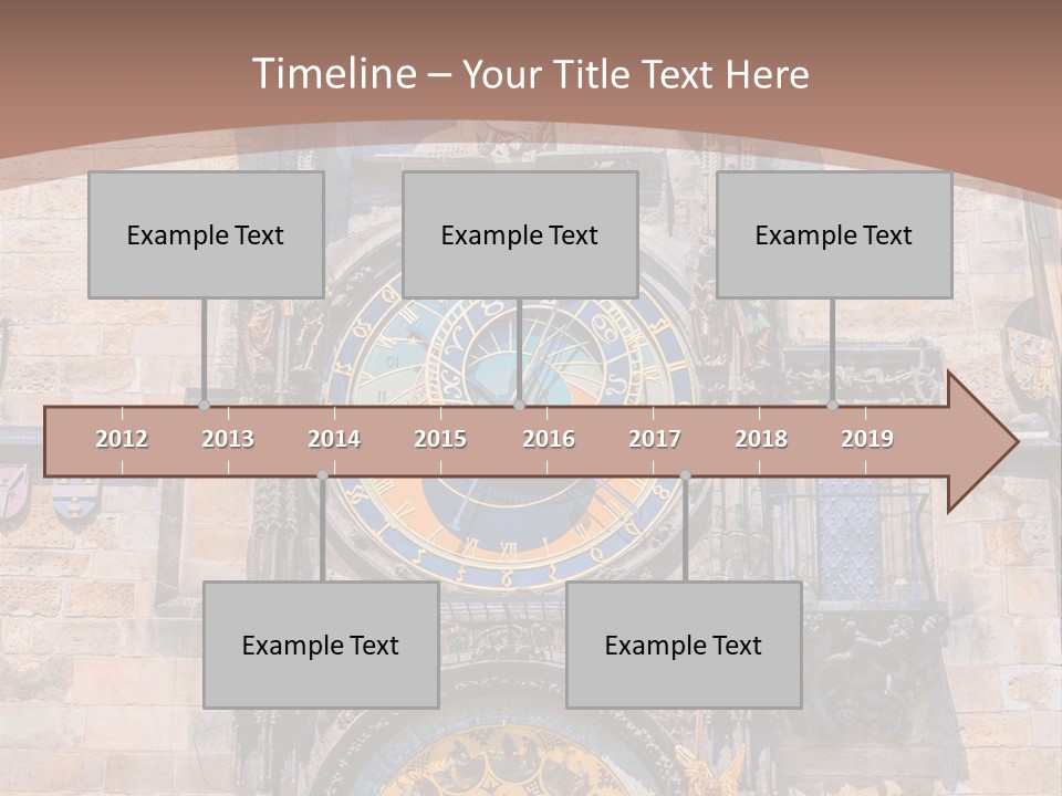 Medieval Sun Bridge PowerPoint Template