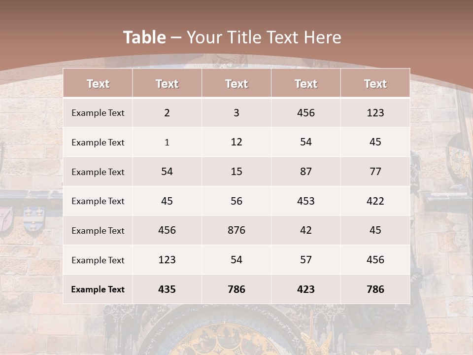 Medieval Sun Bridge PowerPoint Template